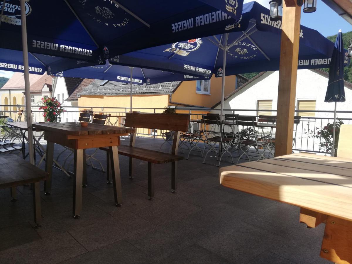 Gasthaus Felsenwastl Essing Bagian luar foto